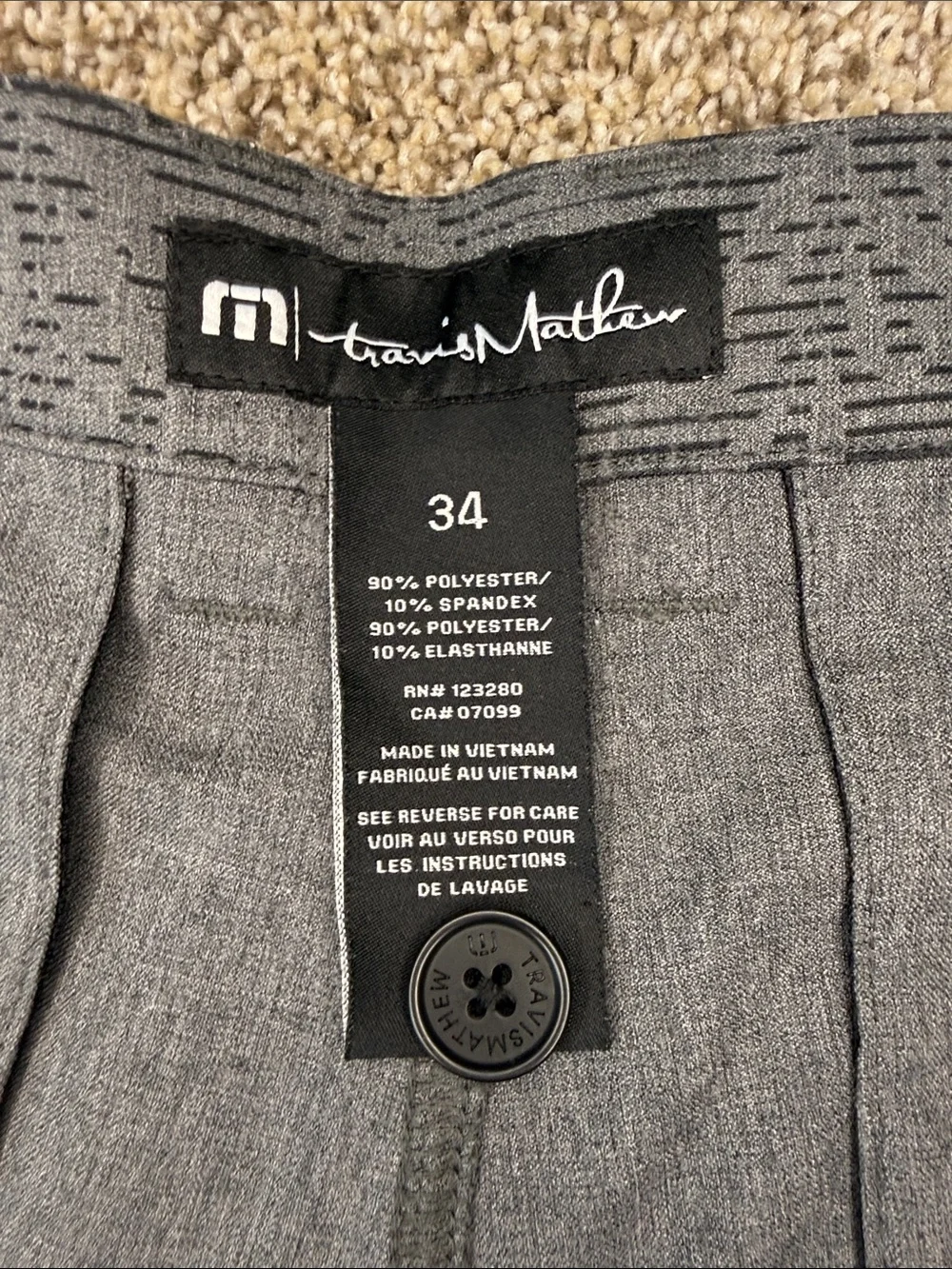 Travis Mathew Men Shorts 34 waist